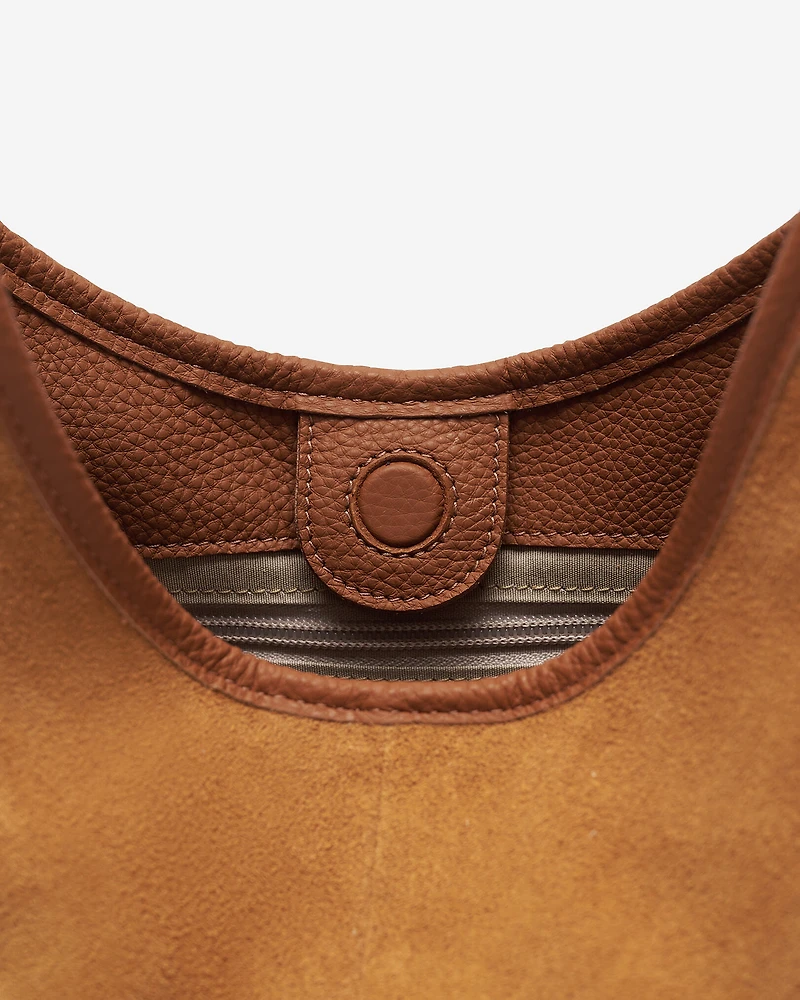 Petit sac à bandoulière Jacq en suède