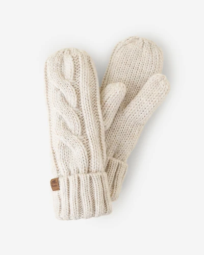 Womens Olivia Cable Mitten