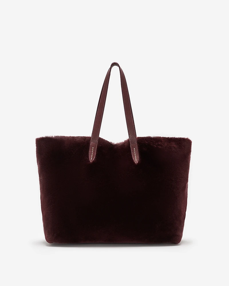 Shearling Carryall Tote