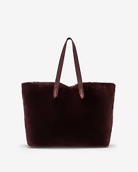 Shearling Carryall Tote