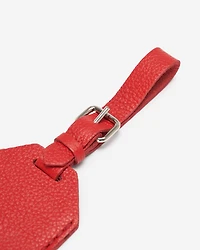 Étiquette de bagage Feuille d’érable en cuir Cervino