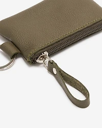 Pochette à glissière en cuir Cervino