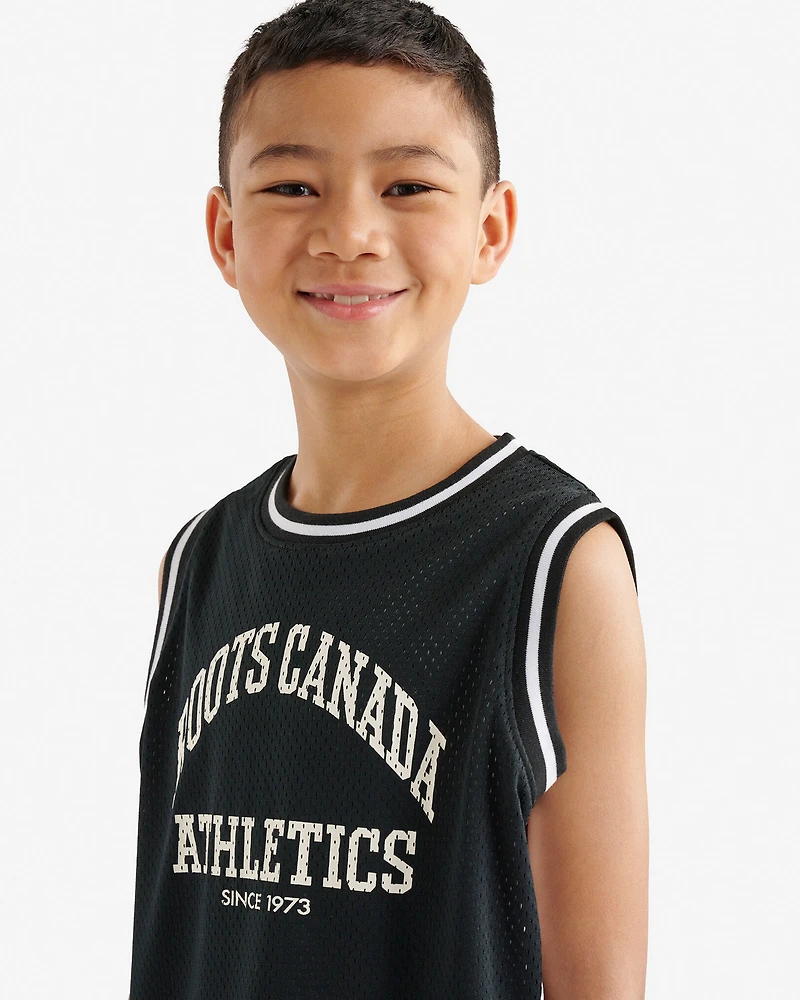 Camisole réversible en filet pour enfants