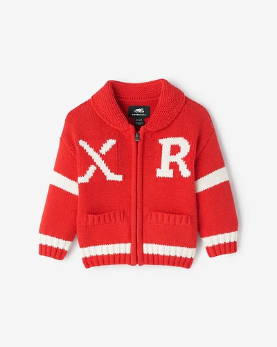 Baby Hockey Shawl Cardigan