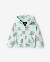 Baby Cozy Bear Zip Hoodie