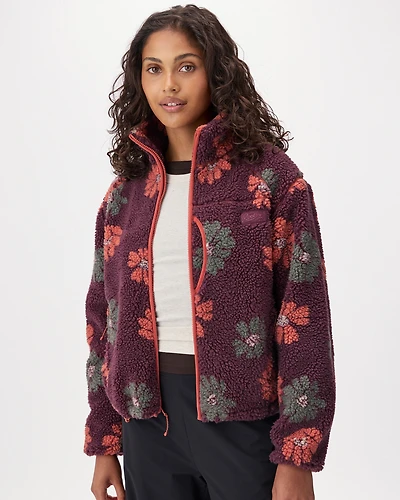 Blouson floral en mouton Alta