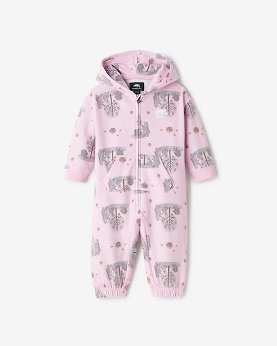 Baby Cozy Bear Romper Hoodie