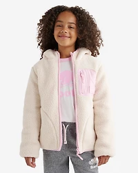 Blouson en mouton réversible pour enfants