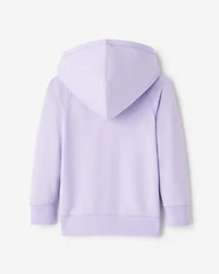 Chandail original à capuchon et glissière en jersey bouclette de coton bio pour tout-petits