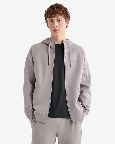 Chandail à capuchon et glissière en tissu interlock Recover