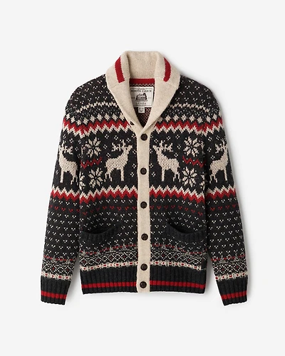 Cabin Shawl Fair Isle Cardigan