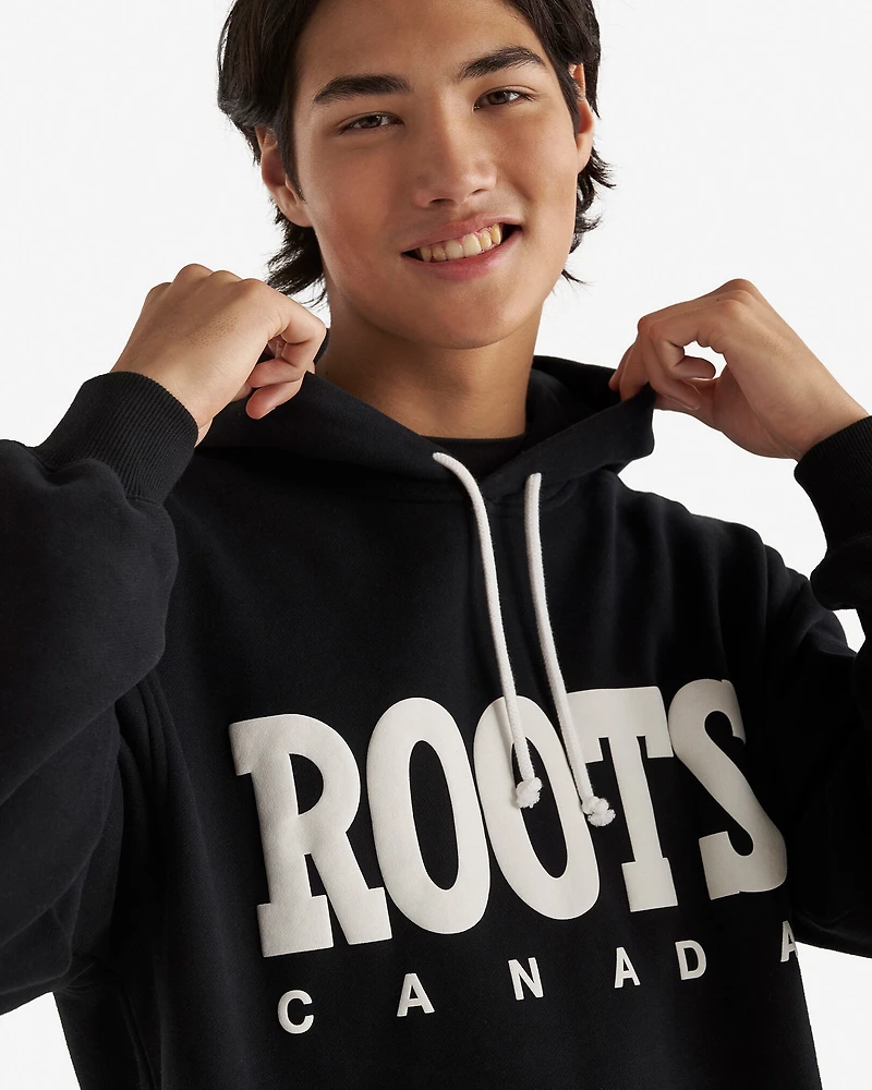 Chandail kangourou à capuchon rétro