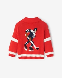 Baby Hockey Shawl Cardigan