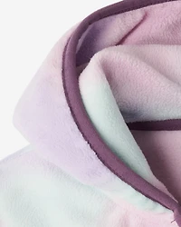 Chandail à capuchon et glissière sport en micromolleton pour tout-petits