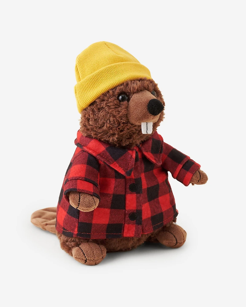 Park Plaid Beaver Stuffie