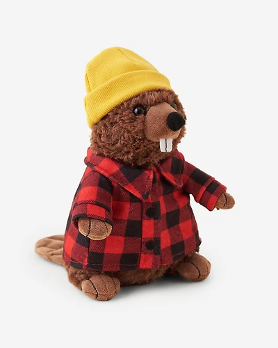 Park Plaid Beaver Stuffie