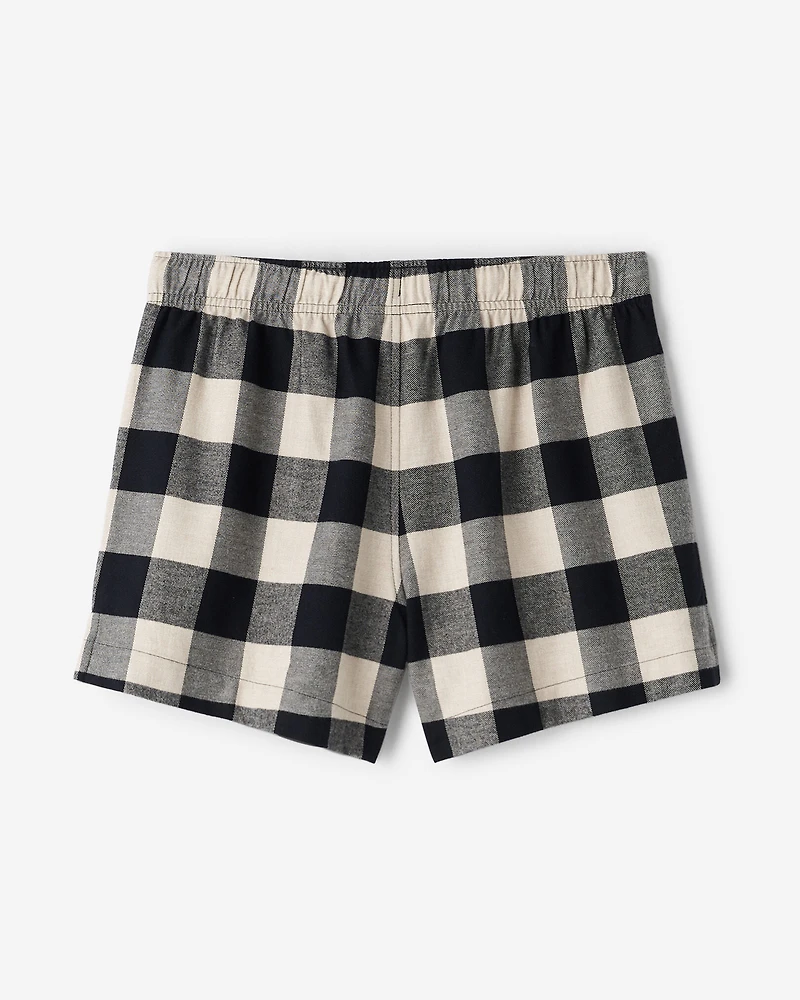 Womens Park Plaid Pajama Short
