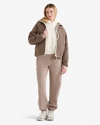 Chandail à capuchon en molleton nuage