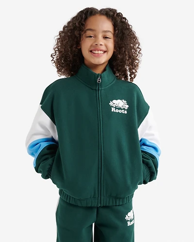 Blouson aux couleurs contrastantes en coton bio Cooper pour enfants