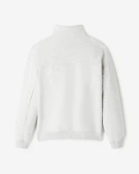 Chandail à glissière un quart en molleton Nuage coupe Un