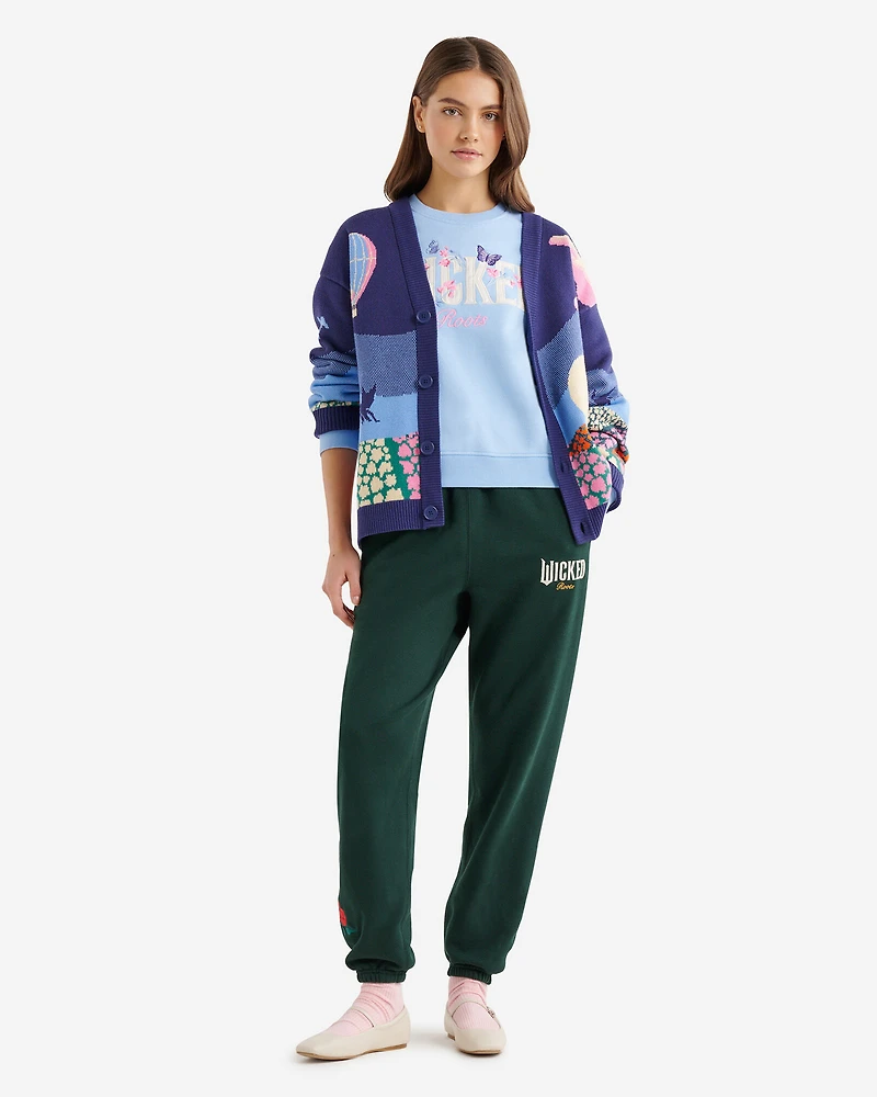 Chandail à col rond floral Roots X Wicked