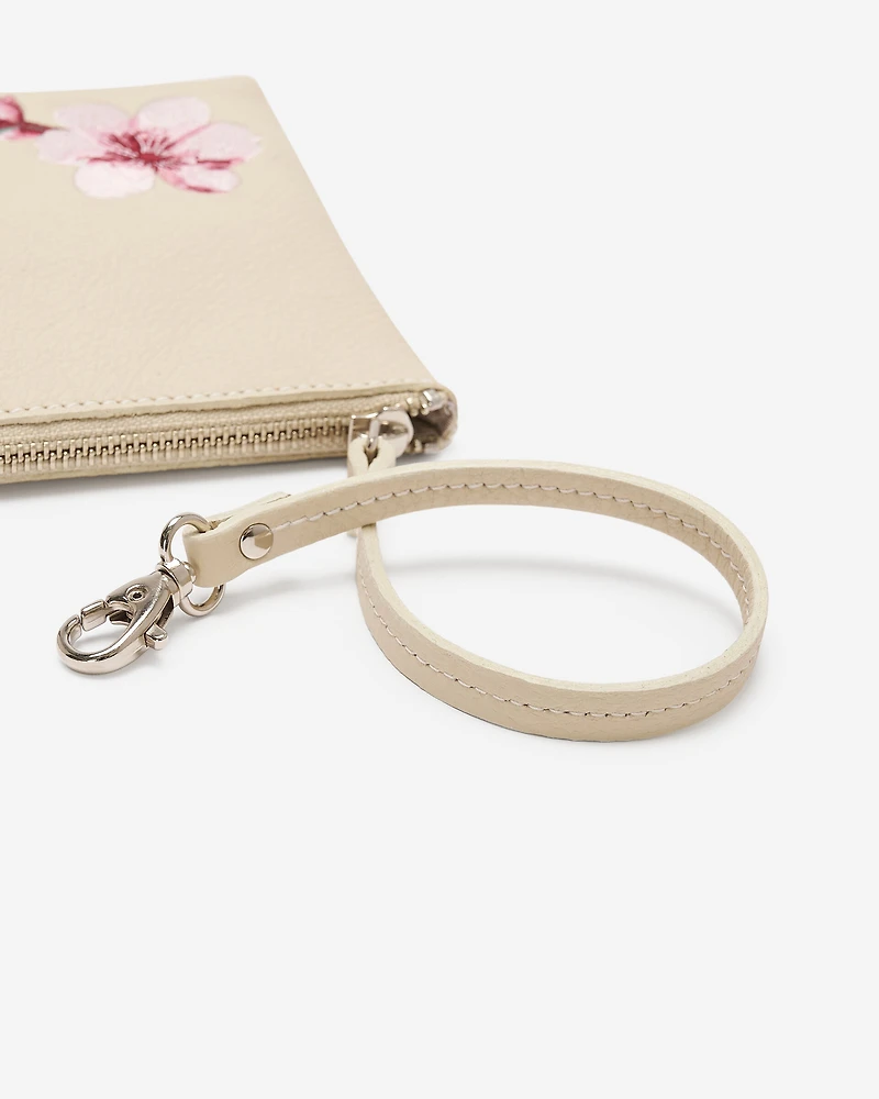 Floral Small Wristlet Cloud