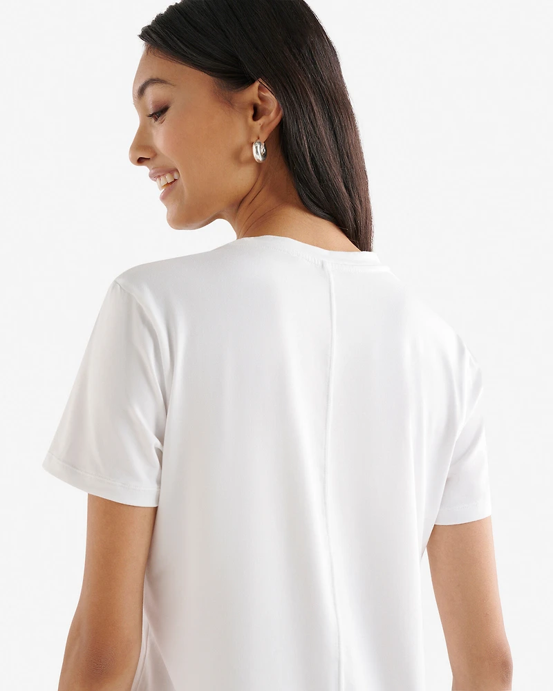 Haut à manches courtes en tricot Renew