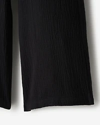 Isla Cotton Gauze Wide Leg Pant