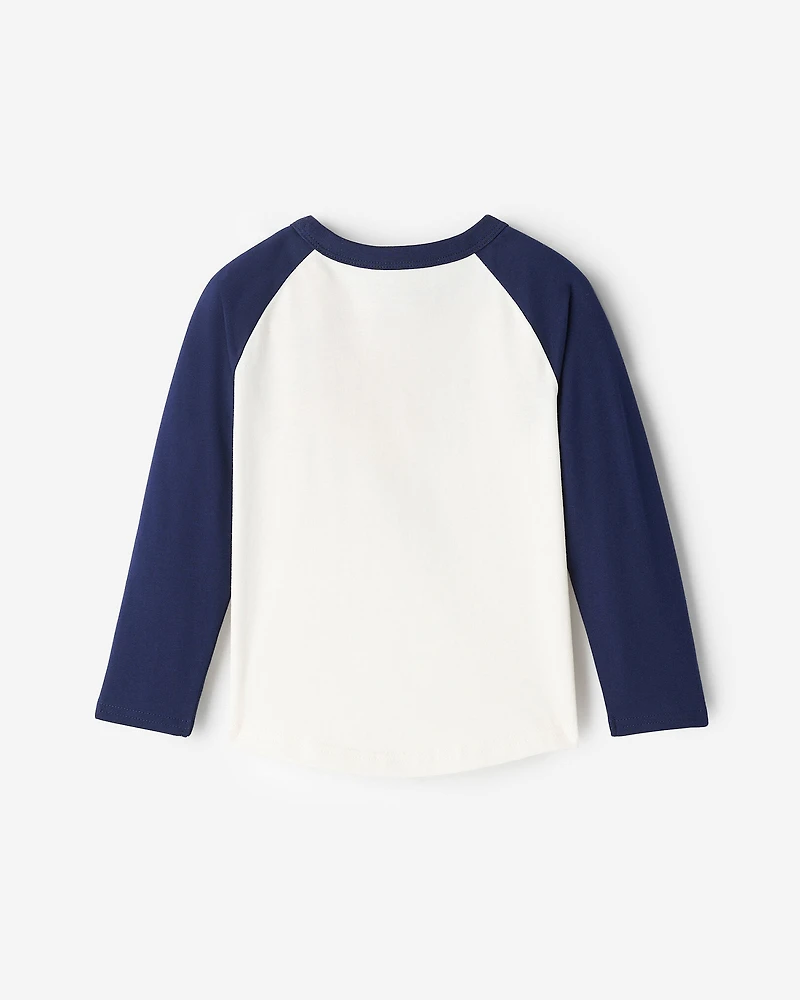 T-shirt style baseball Buddy pour tout-petits