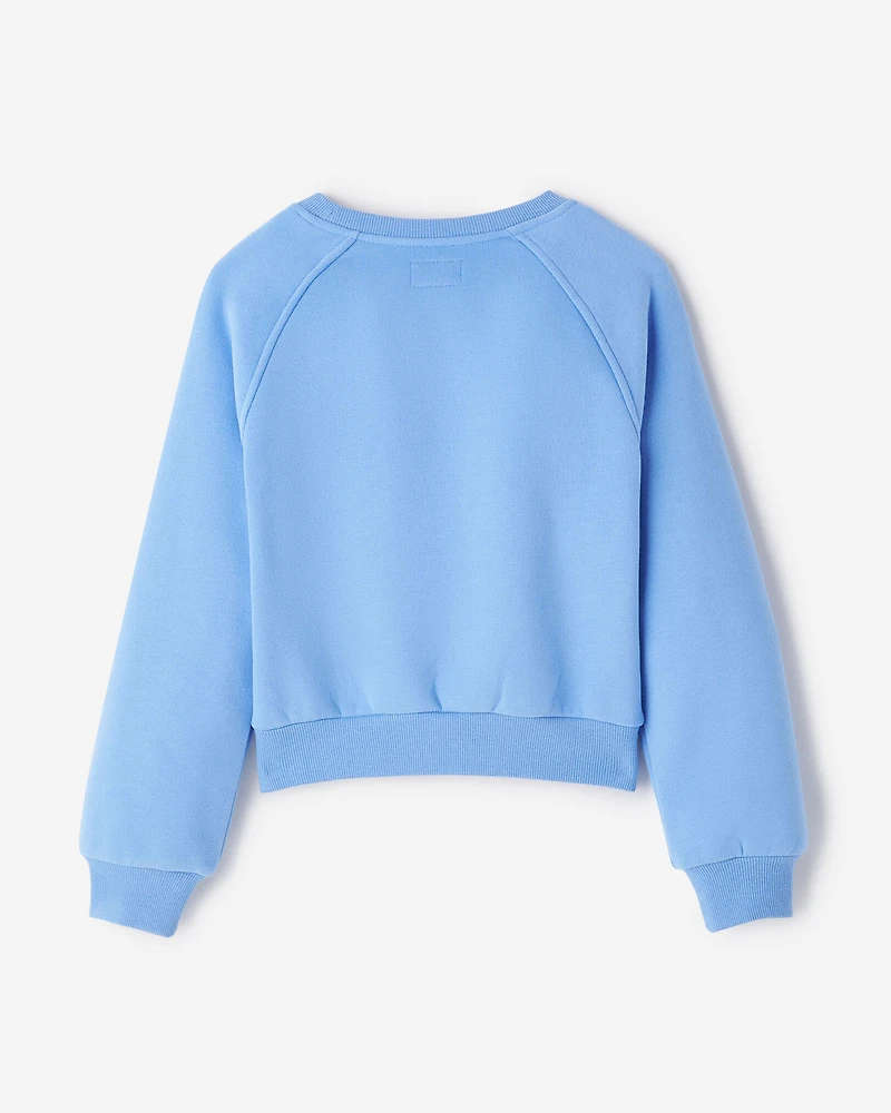 Girls Cloud Bubble Crew Sweatshirt