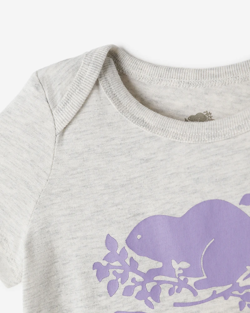 Combinaison Cooper le castor en coton bio pour bébés