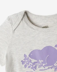 Combinaison Cooper le castor en coton bio pour bébés