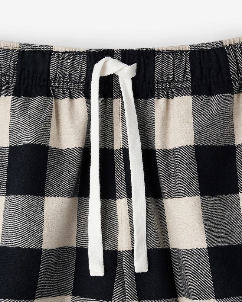 Womens Park Plaid Pajama Short