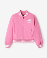Girls Cooper Sparkle Varsity Jacket