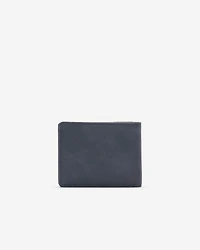 Portefeuille mince à rabat latéral en cuir Tribe