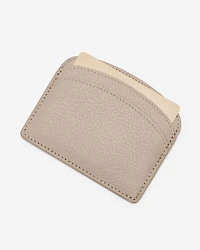 Porte-cartes en demi-lune en cuir Cloud