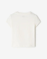 T-shirt ajusté à motif floral pour tout-petits