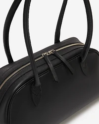 Sac à main style bowling en cuir Cervino