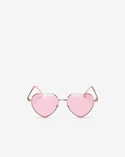 Kids Metal Heart Sunglasses
