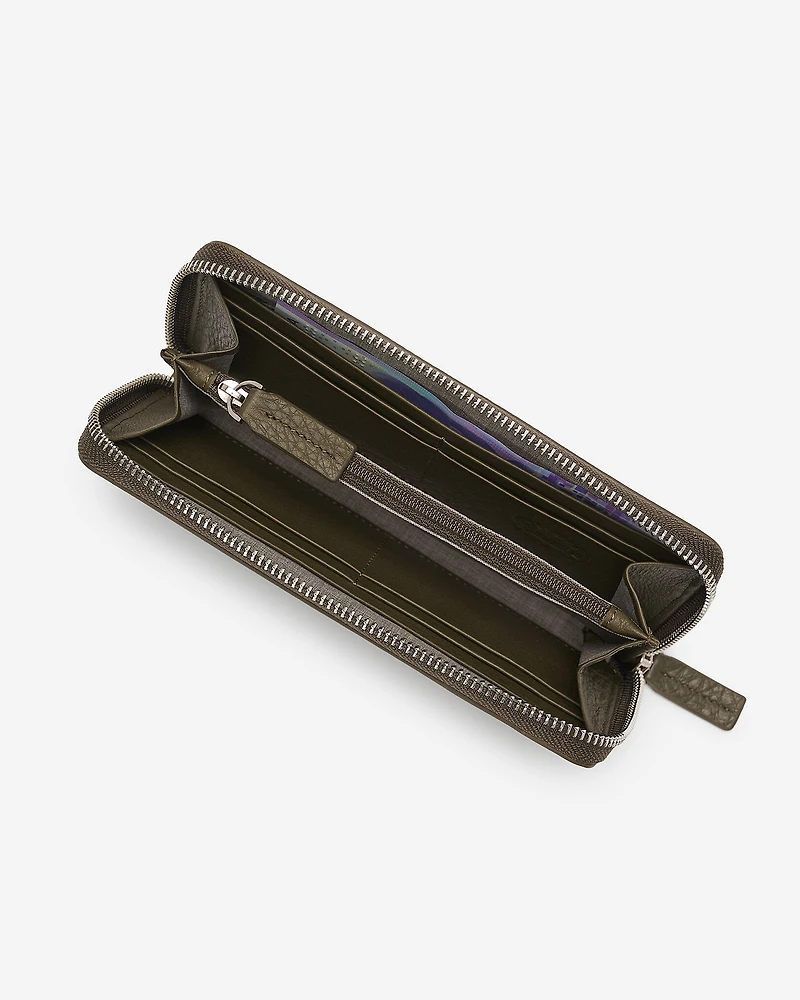Zip Around Clutch Cloud