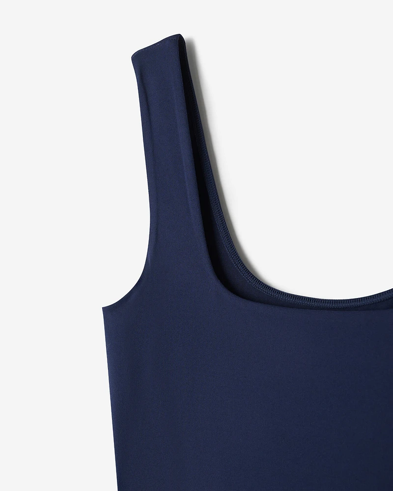 Robe à encolure carrée en tricot Renew