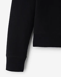 Chandail original à col rond en molleton de coton bio