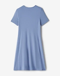 Renew Knit Short Sleeve Mini Dress