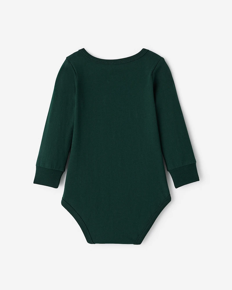 Baby Organic Cooper Beaver Bodysuit