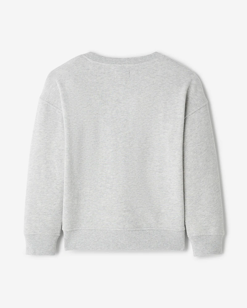 Chandail à col rond Paysage alpin pour enfants