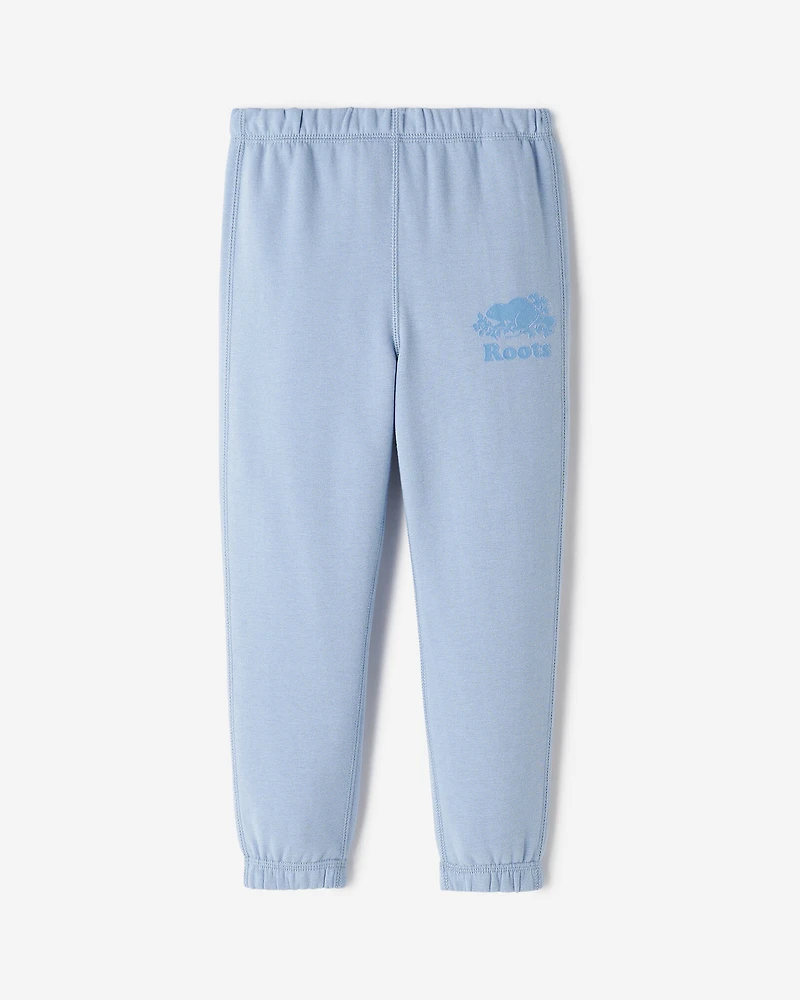 Pantalon original ajusté en molleton de coton bio pour tout-petits