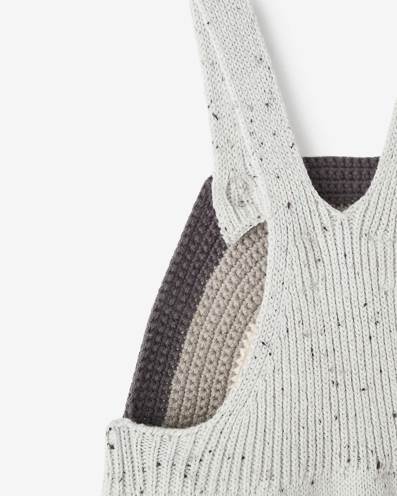 Salopette en tricot pour bébé