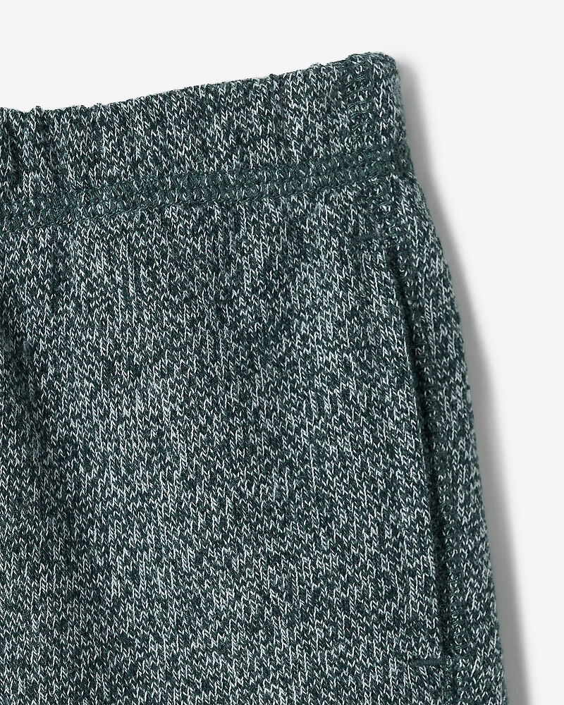 Short original en jersey bouclette de coton bio pour bébés