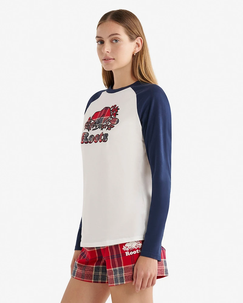 Womens Cooper Plaid Long Sleeve T-Shirt