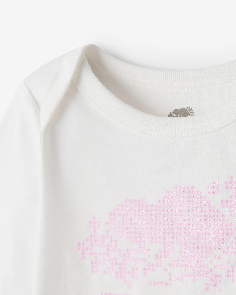 Baby Organic Cooper Beaver Bodysuit